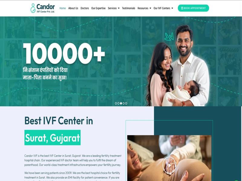 Fertility Clinic Screenshot